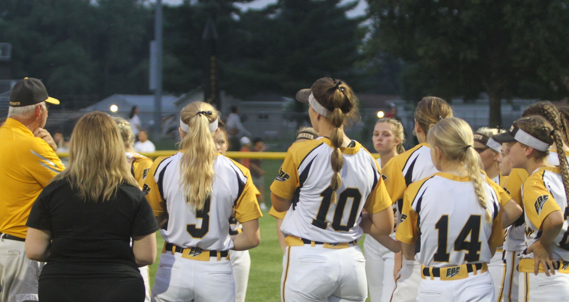 Eddyville softball regional loss to Clarke July 12.JPG